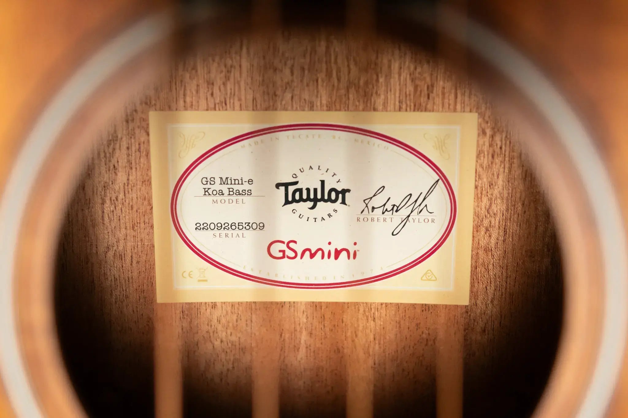 Taylor GS Mini-e Koa Acoustic/Electric Bass with Gig Bag