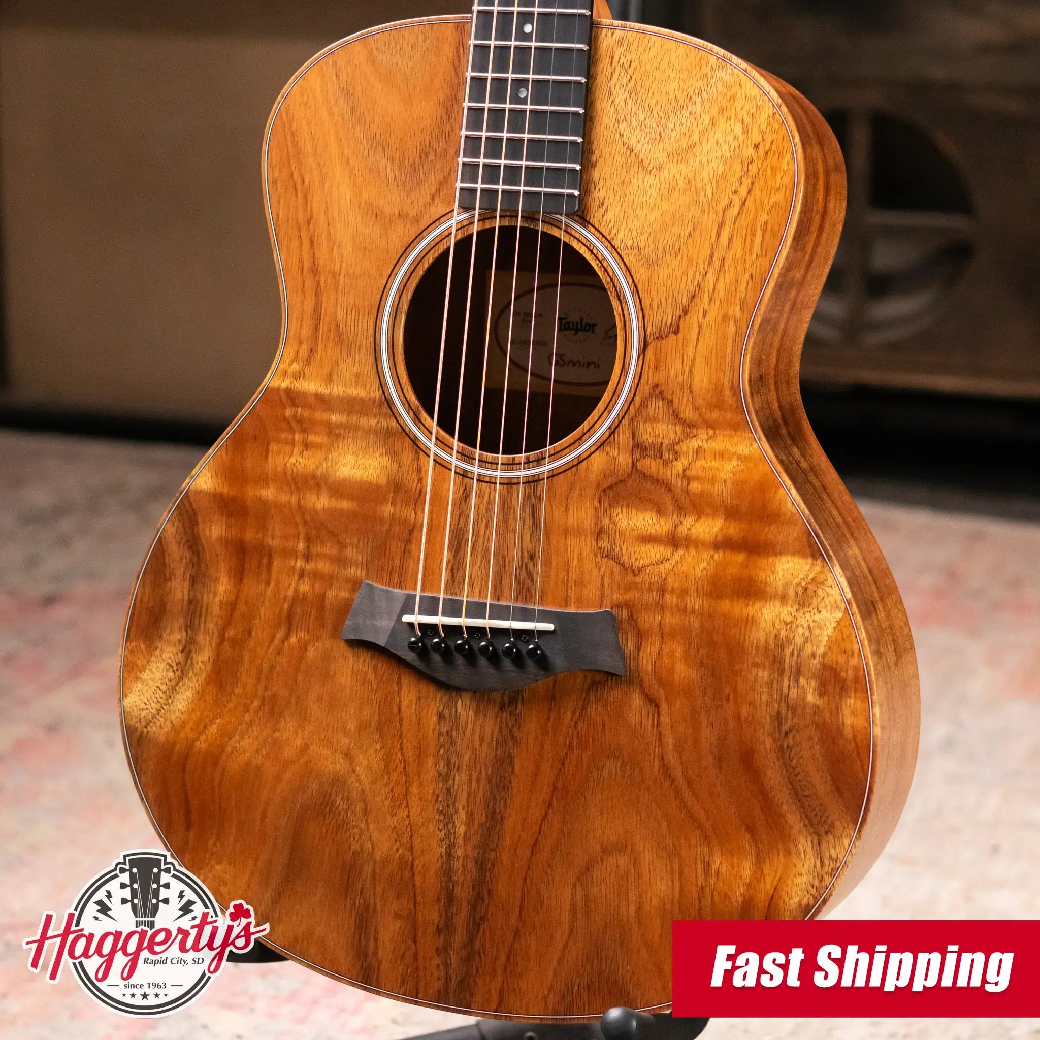 Taylor GS Mini-e Koa Acoustic/Electric Guitar with Gig Bag