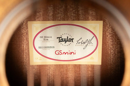 Taylor GS Mini-e Koa Acoustic/Electric Guitar with Gig Bag