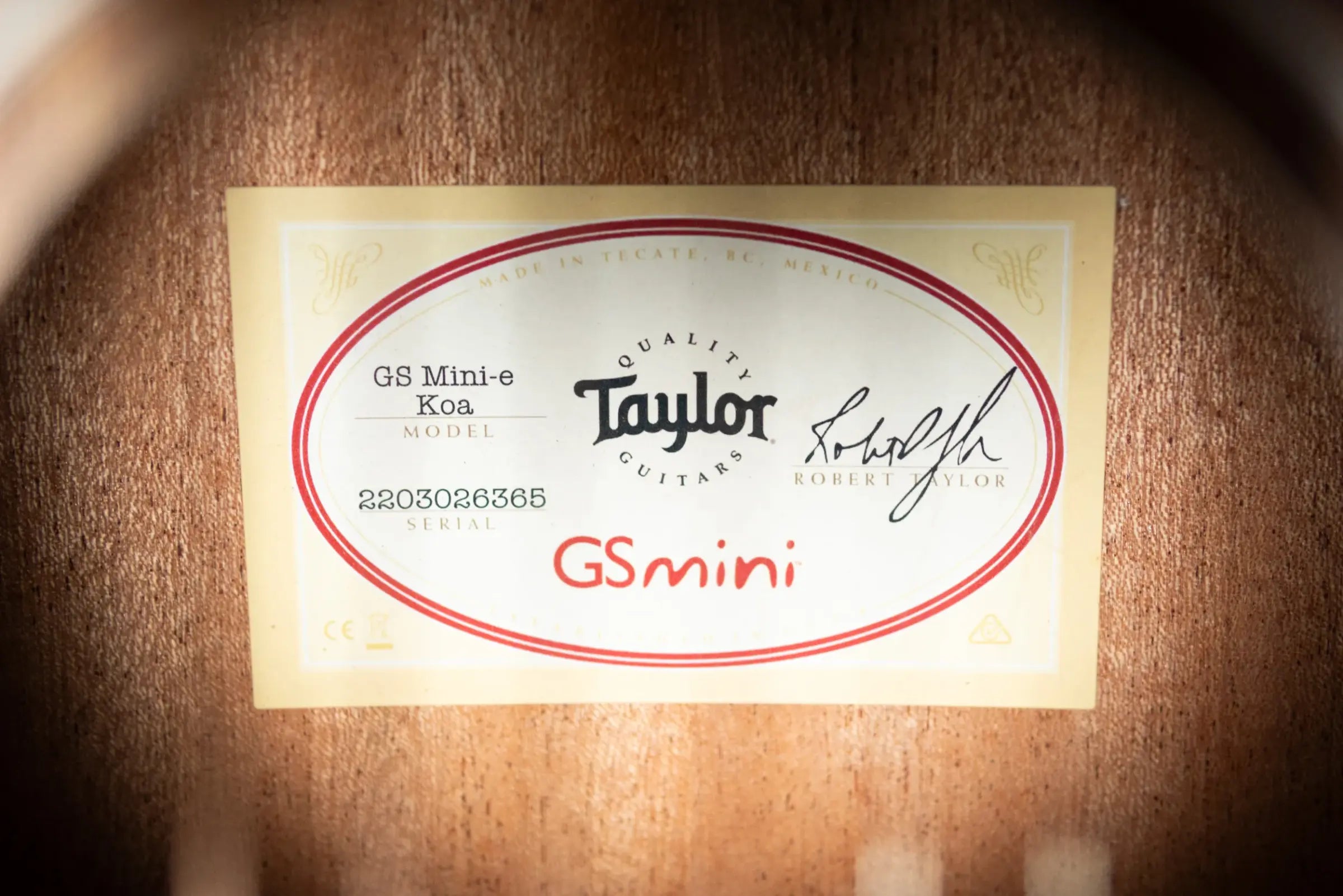 Taylor GS Mini-e Koa Acoustic/Electric Guitar with Gig Bag