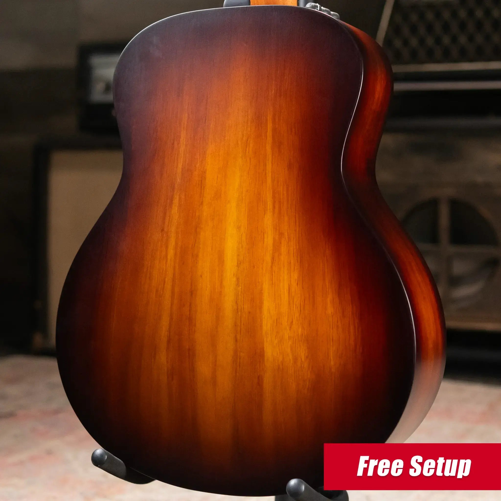 Taylor GS Mini-e Koa Plus Acoustic-Electric Guitar - Shaded Edge Burst with Aerocase