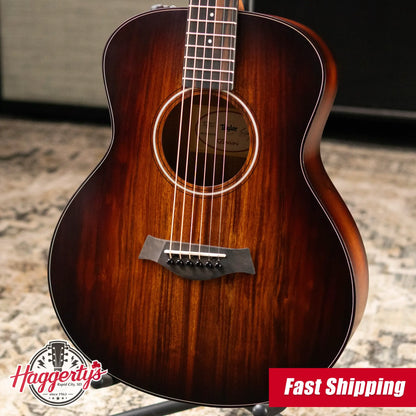 Taylor GS Mini-e Koa Plus Acoustic/Electric Guitar - Shaded Edge Burst with Gig Bag