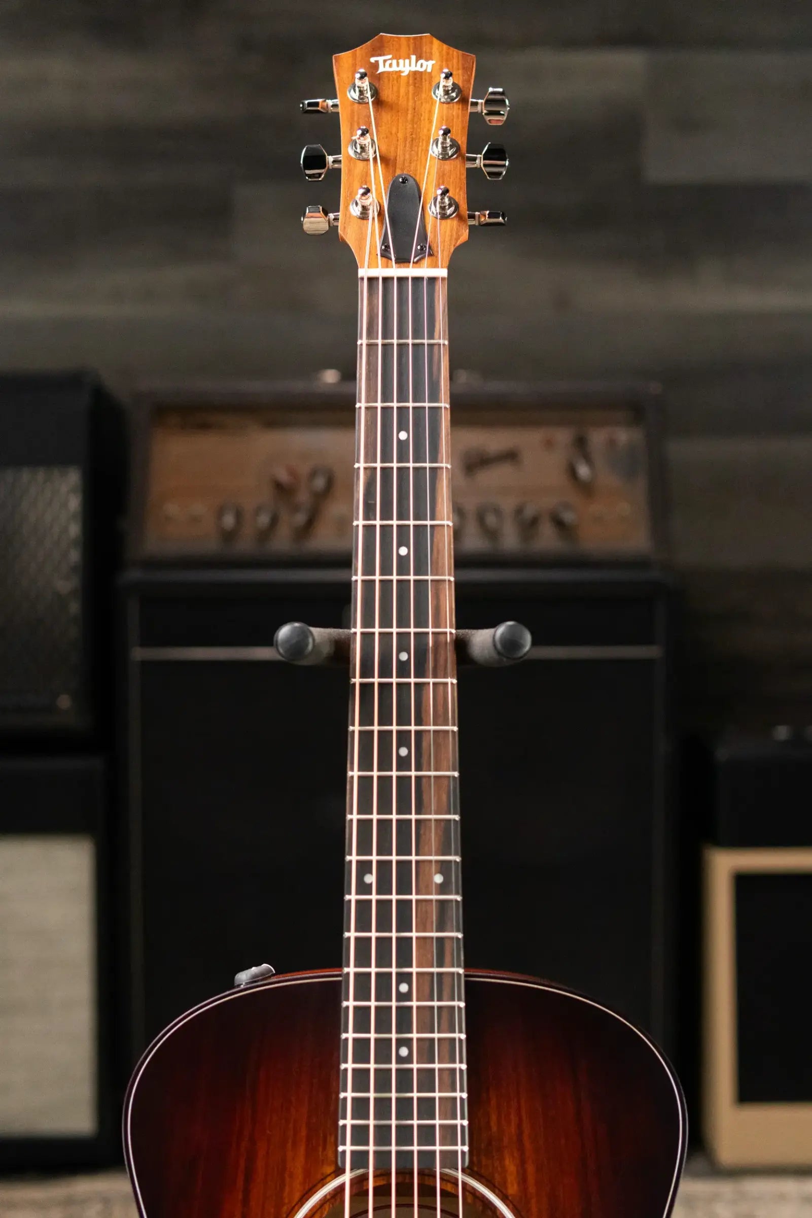 Taylor GS Mini-e Koa Plus Acoustic/Electric Guitar - Shaded Edge Burst with Gig Bag