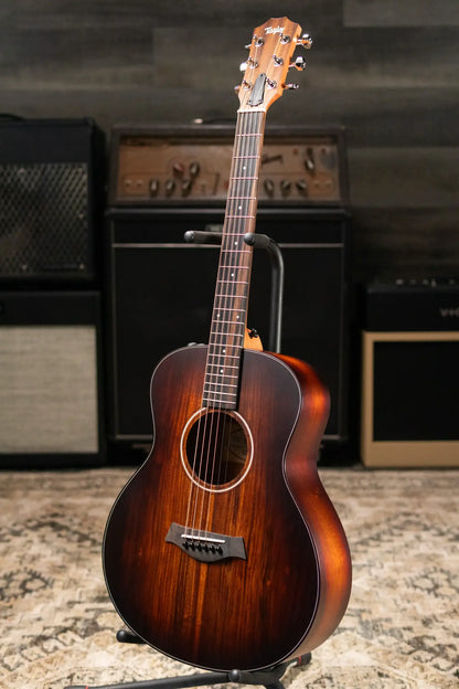 Taylor GS Mini-e Koa Plus Acoustic/Electric Guitar - Shaded Edge Burst with Gig Bag
