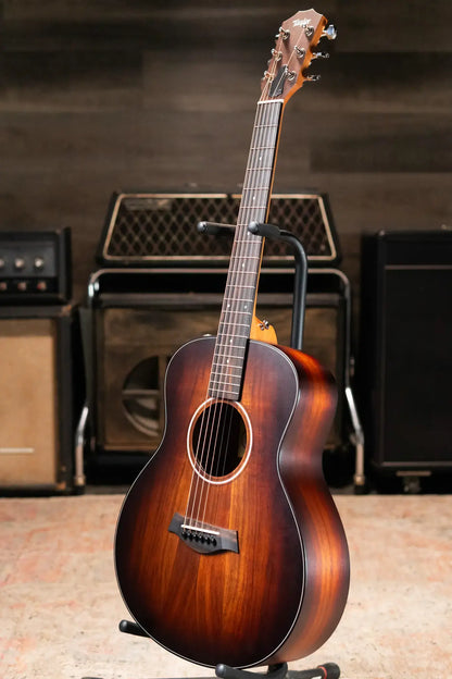 Taylor GS Mini-e Koa Plus Acoustic-Electric Guitar - Shaded Edgeburst with Aerocase
