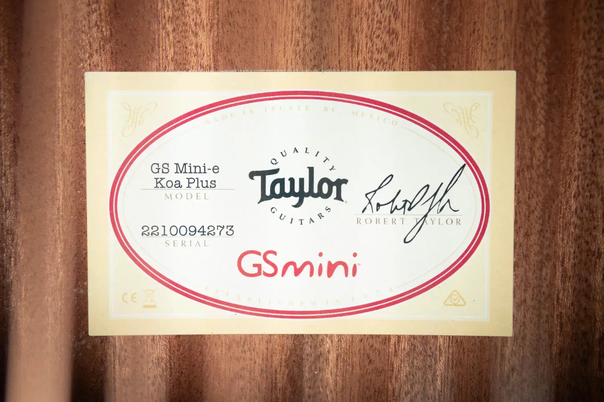Taylor GS Mini-e Koa Plus Acoustic-Electric Guitar - Shaded Edgeburst with Aerocase
