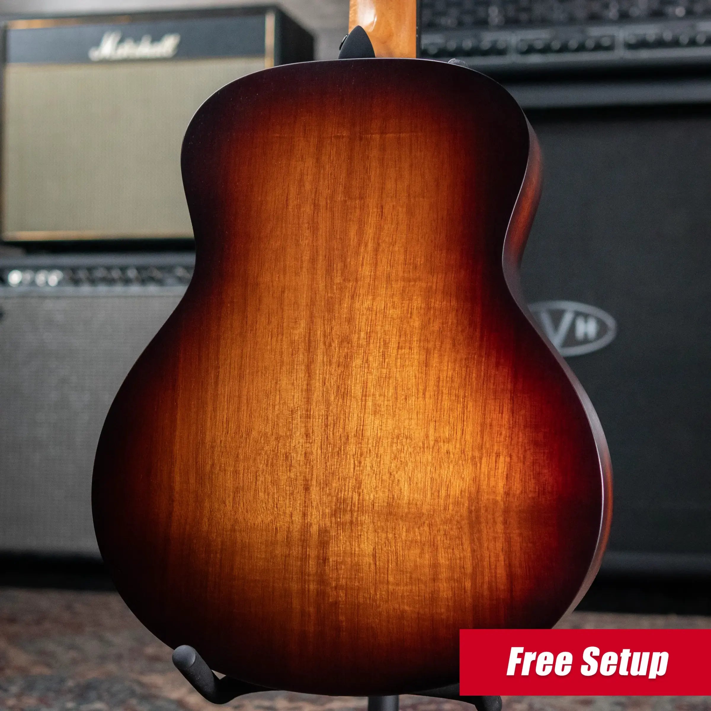 Taylor GS Mini-e Koa Plus Acoustic/Electric Guitar - Shaded Edgeburst with Aerocase