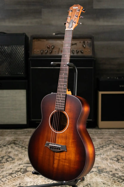 Taylor GS Mini-e Koa Plus Acoustic-Electric Guitar - Shaded Edgeburst with Aerocase