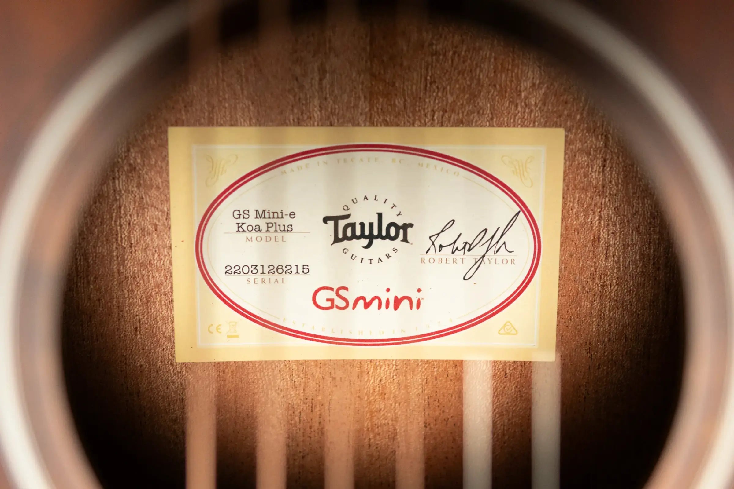 Taylor GS Mini-e Koa Plus Acoustic-Electric Guitar - Shaded Edgeburst with Aerocase