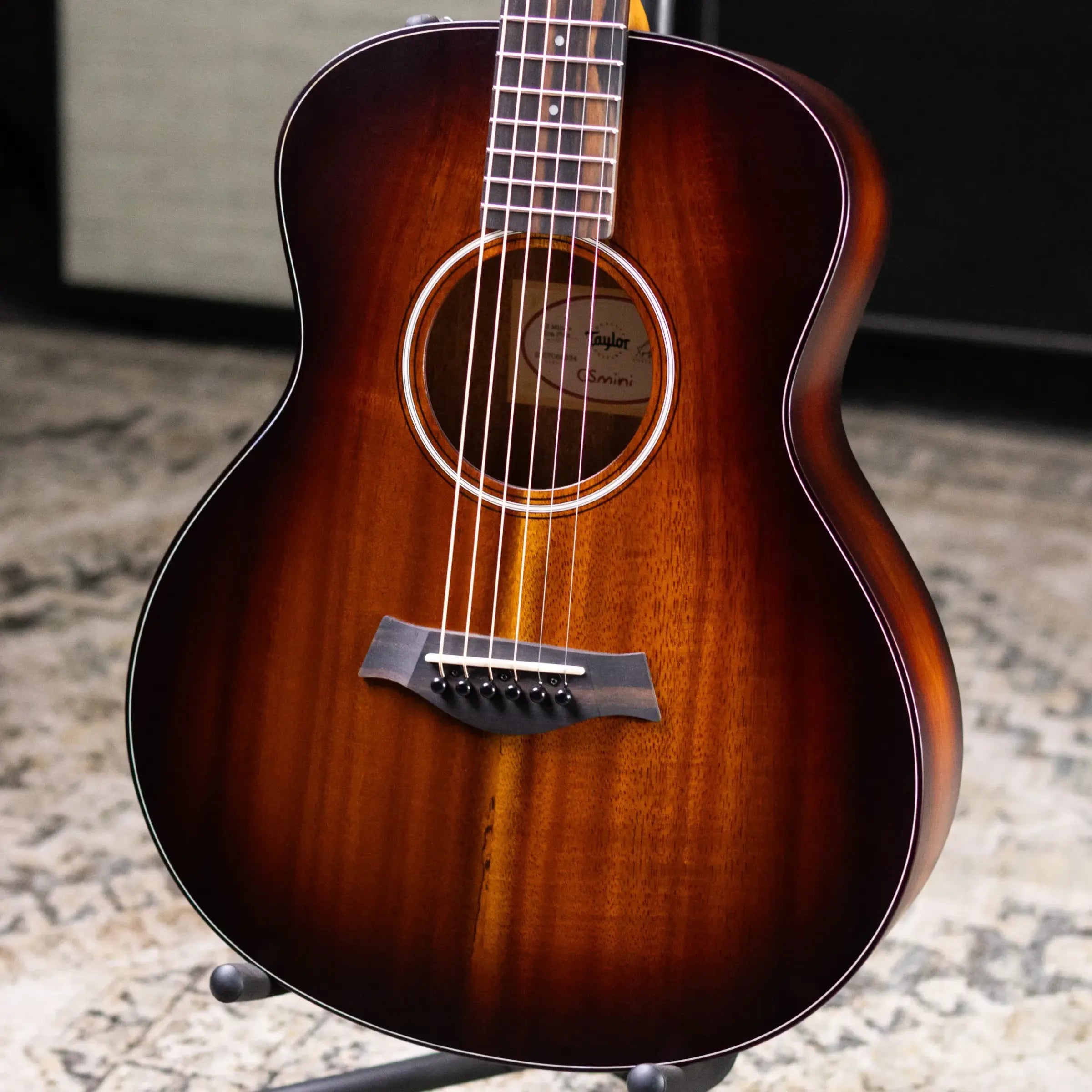 Taylor GS Mini-e Koa Plus Acoustic/Electric Guitar with Aerocase
