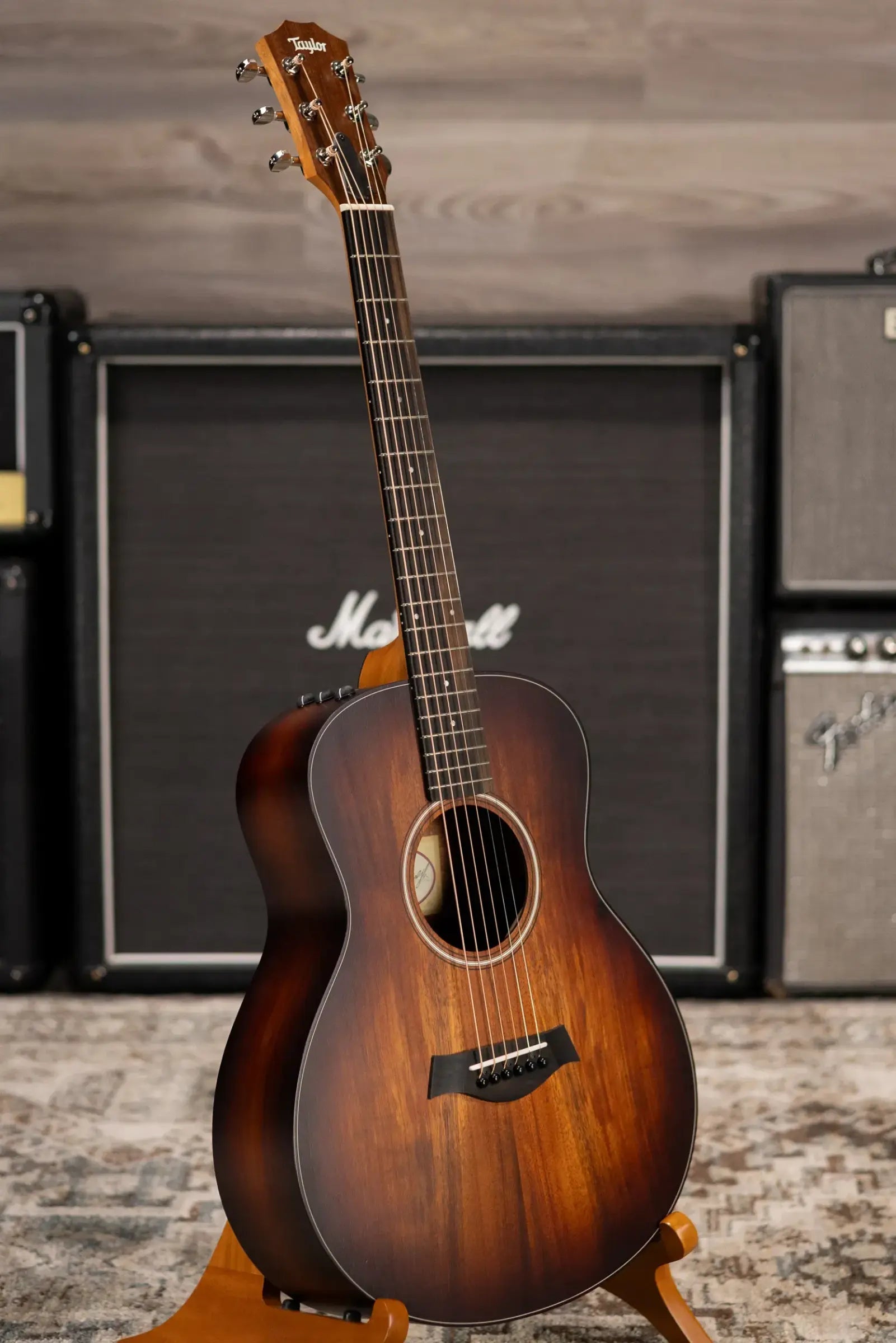 Taylor GS Mini-e Koa Plus Acoustic/Electric Guitar with Aerocase - Used