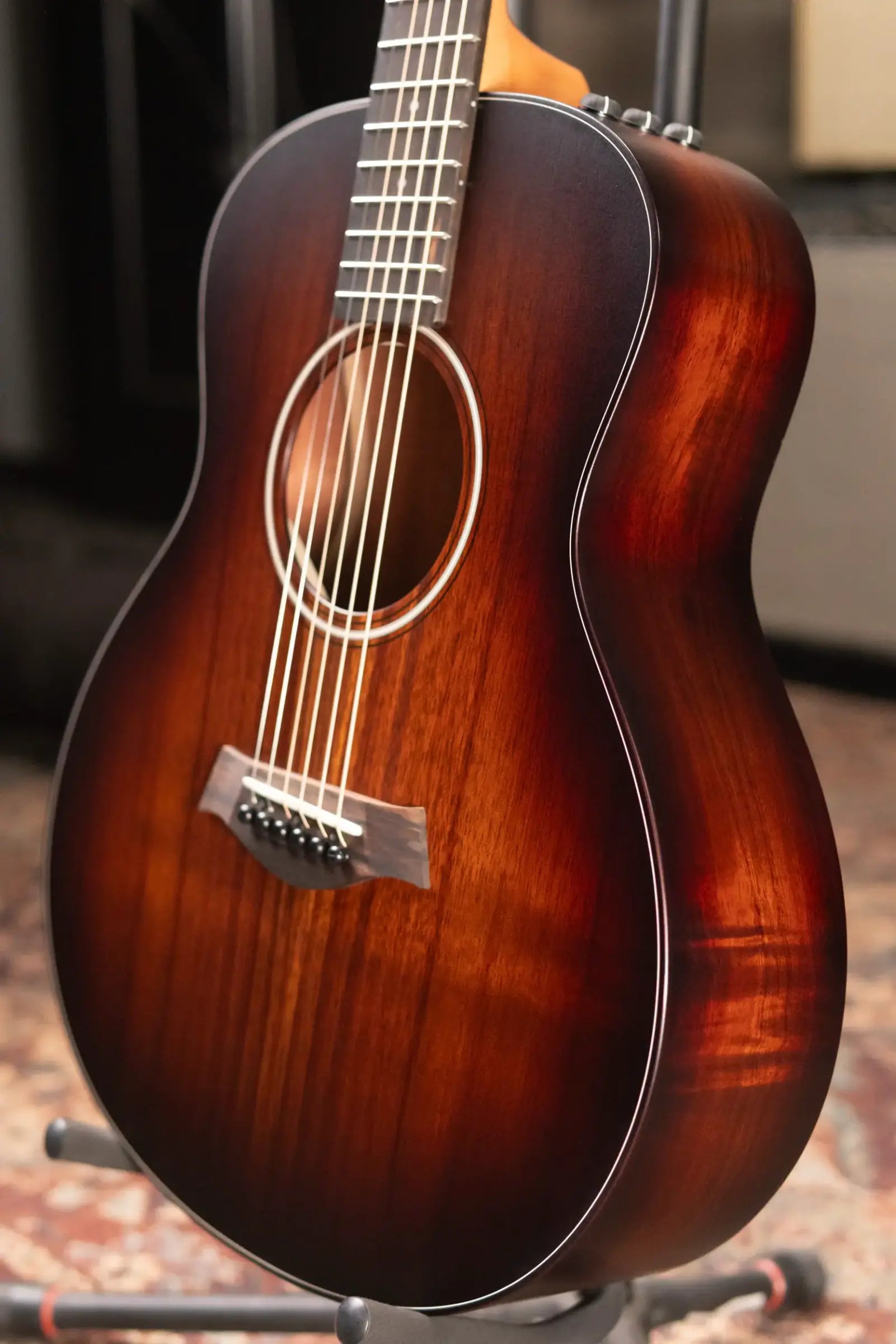 Taylor GS Mini-e Koa Plus Left-Handed Acoustic/Electric with Aerocase
