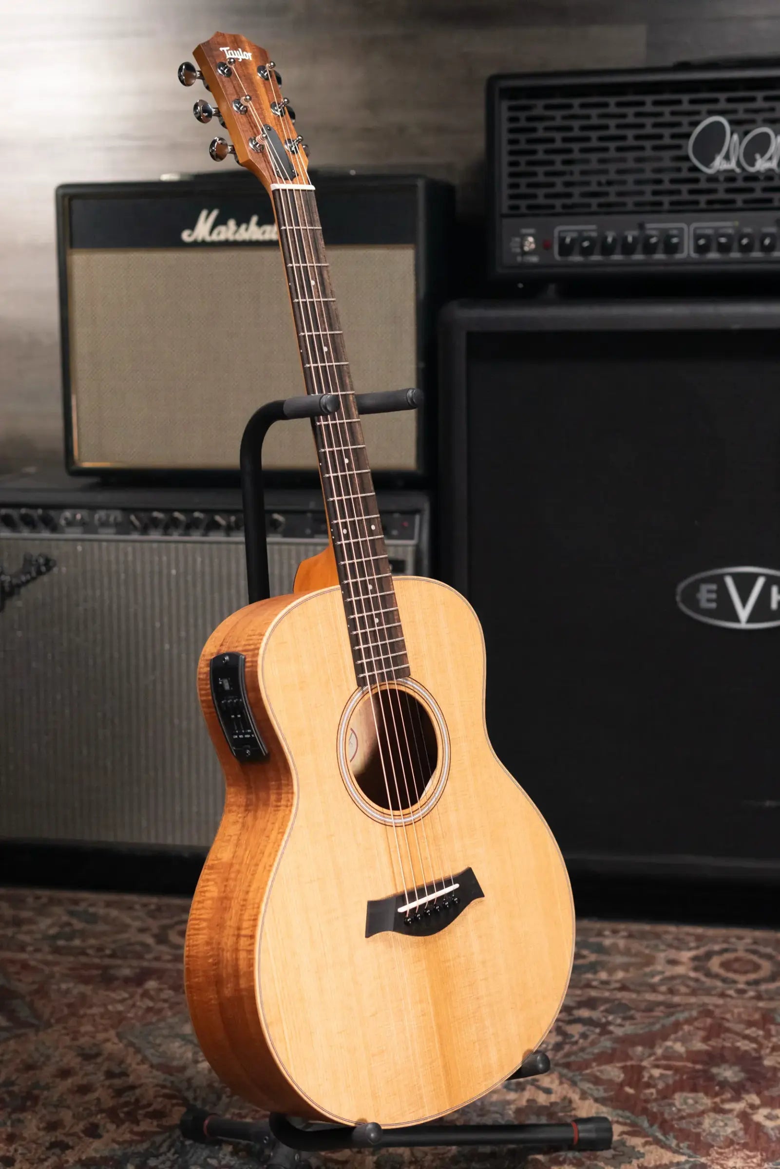 Taylor GS Mini-e LTD Acoustic/Electric Guitar - Figured Koa with GS Mini Bag