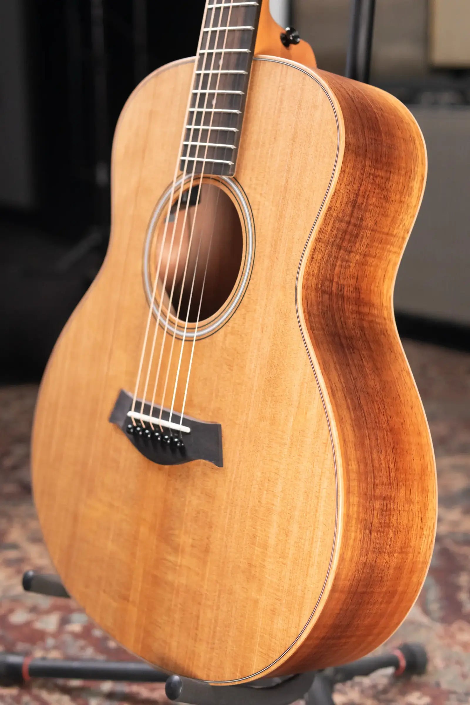 Taylor GS Mini-e LTD Acoustic/Electric Guitar - Figured Koa with GS Mini Bag