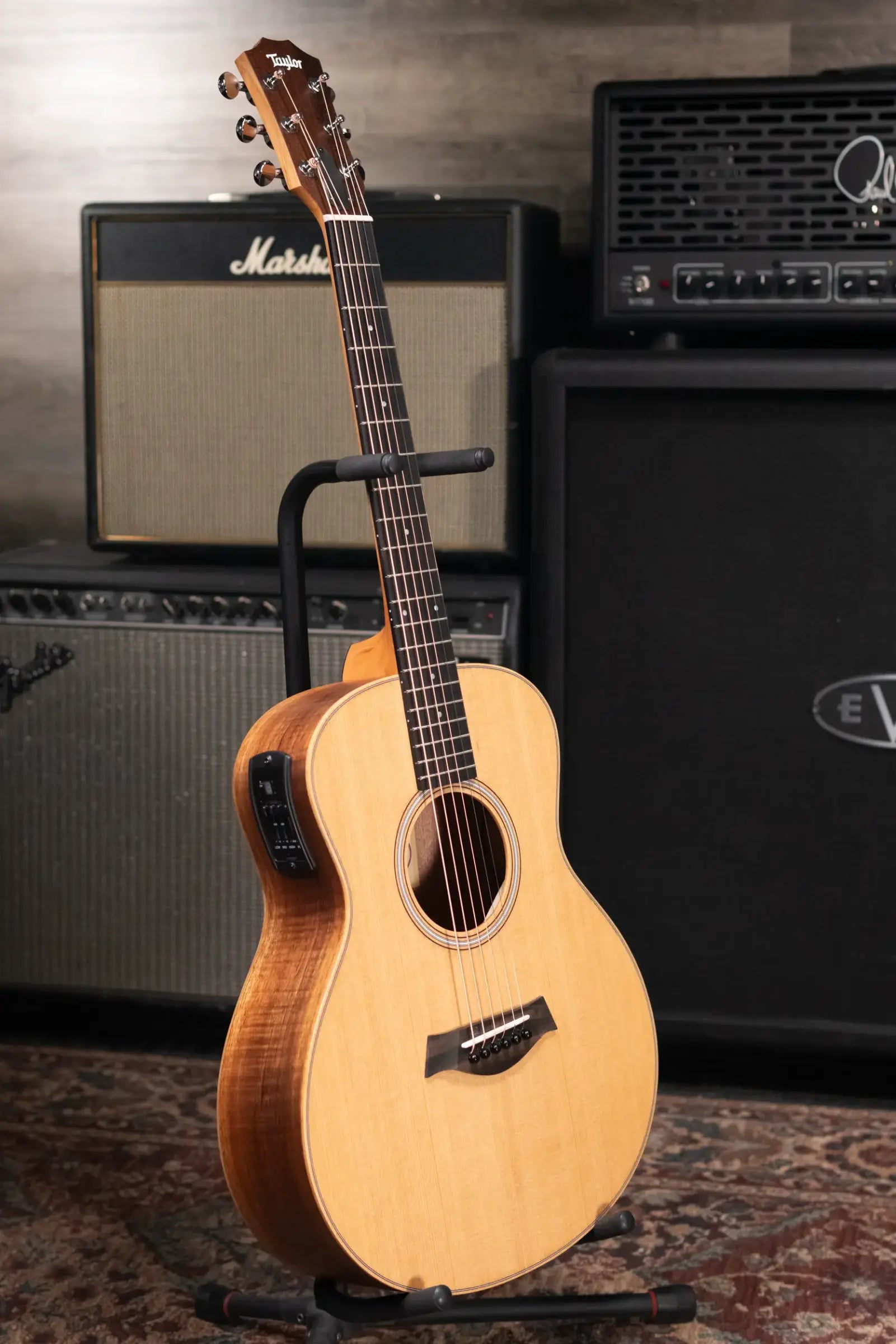 Taylor GS Mini-e LTD Acoustic/Electric Guitar - Figured Koa with GS Mini Bag