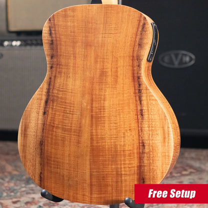 Taylor GS Mini-e LTD Acoustic/Electric Guitar - Figured Koa with GS Mini Bag