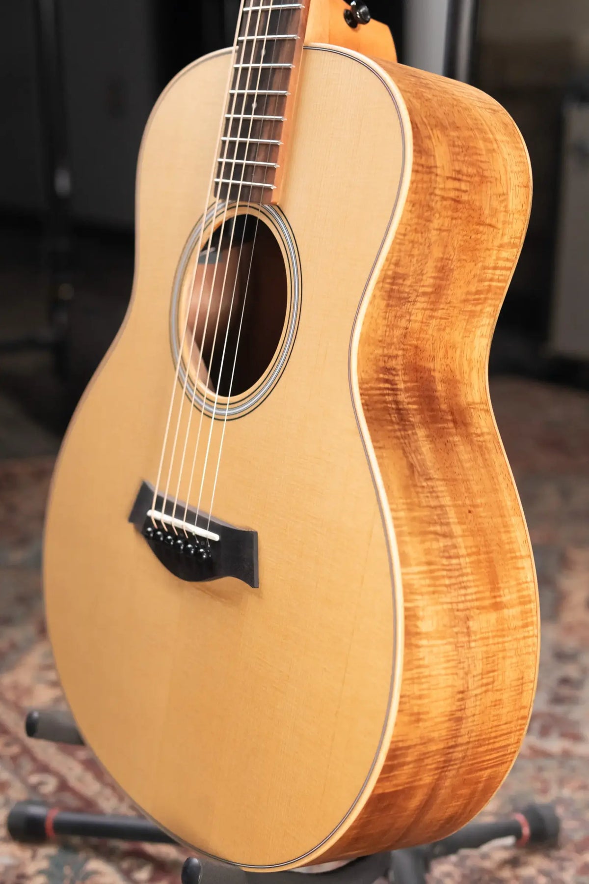 Taylor GS Mini-e LTD Acoustic/Electric Guitar - Figured Koa with Gig Bag