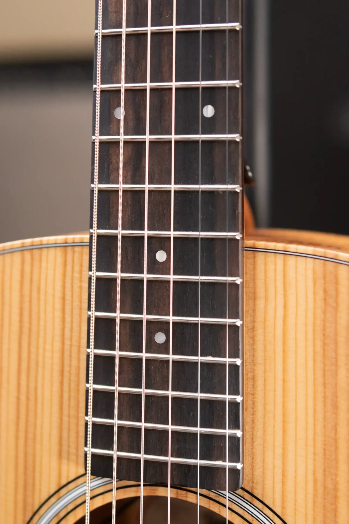 Taylor GS Mini-e LTD Acoustic/Electric Guitar - Figured Koa with Gig Bag