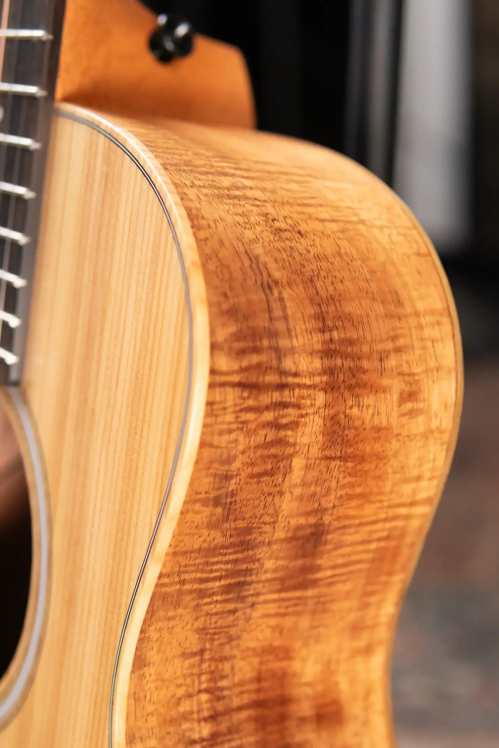 Taylor GS Mini-e LTD Acoustic/Electric Guitar - Figured Koa with GS Mini Bag