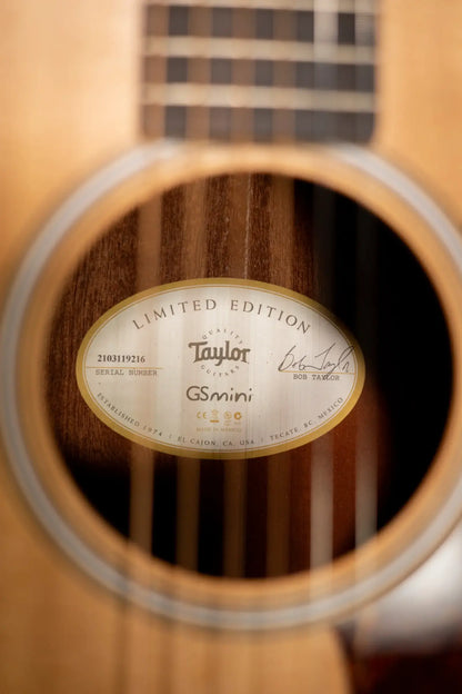 Taylor GS Mini-e LTD Ovangkol Acoustic-Electric Guitar with Gig Bag - Used