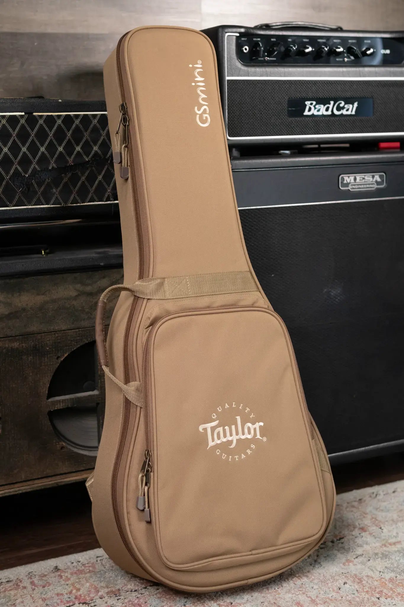 Taylor GS Mini-e Mahogany Acoustic-Electric Guitar w/ Structured Gig Bag