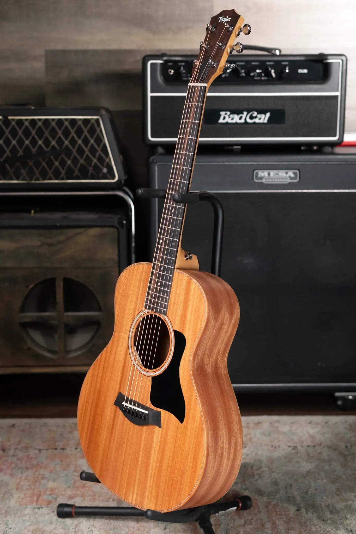 Taylor GS Mini-e Mahogany Acoustic-Electric Guitar w/ Structured Gig Bag