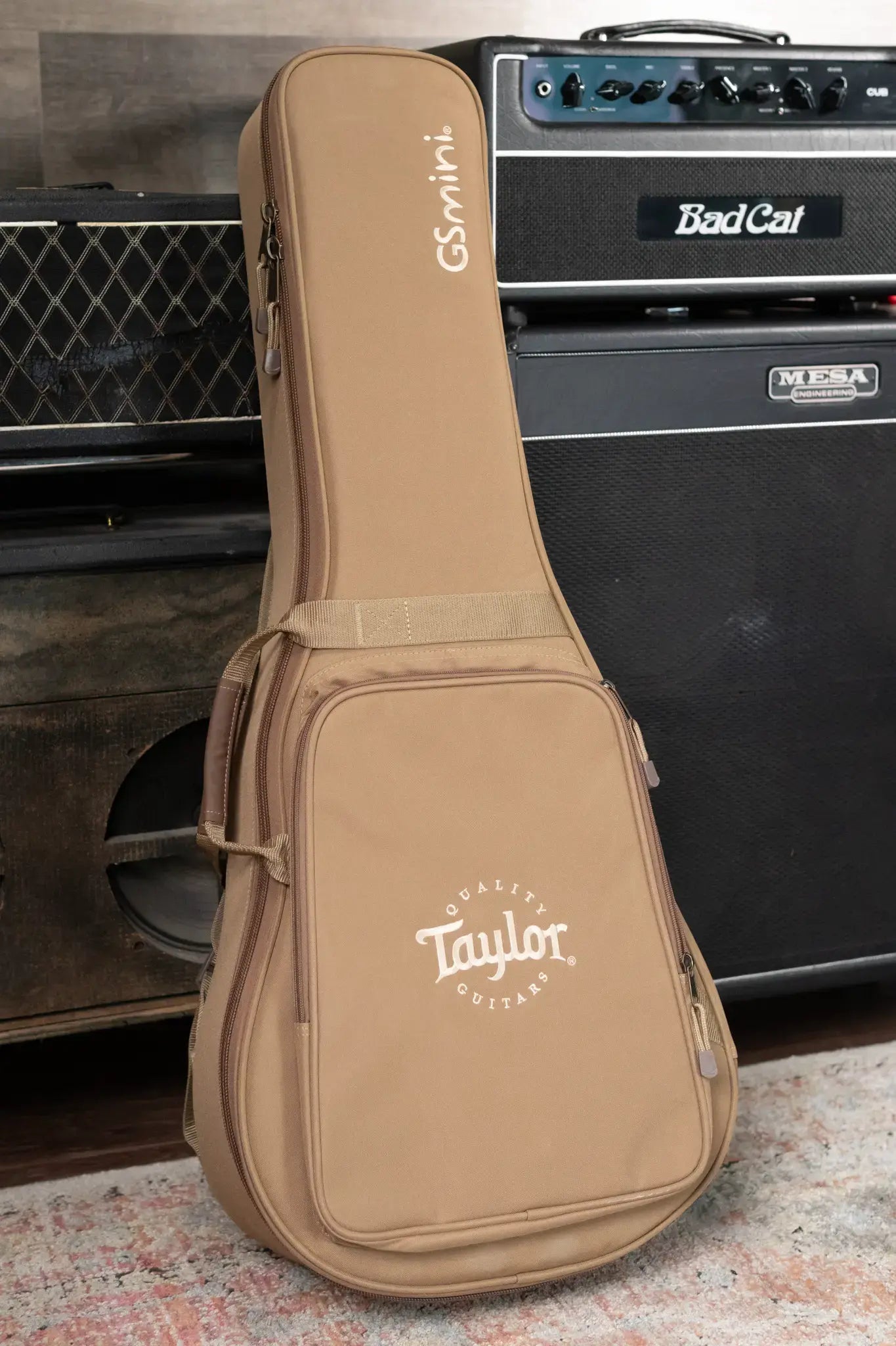 Taylor GS Mini-e Mahogany Acoustic-Electric Guitar w/ Structured Gig Bag