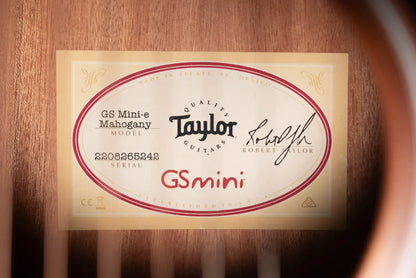 Taylor GS Mini-e Mahogany Acoustic-Electric Guitar with Gig Bag