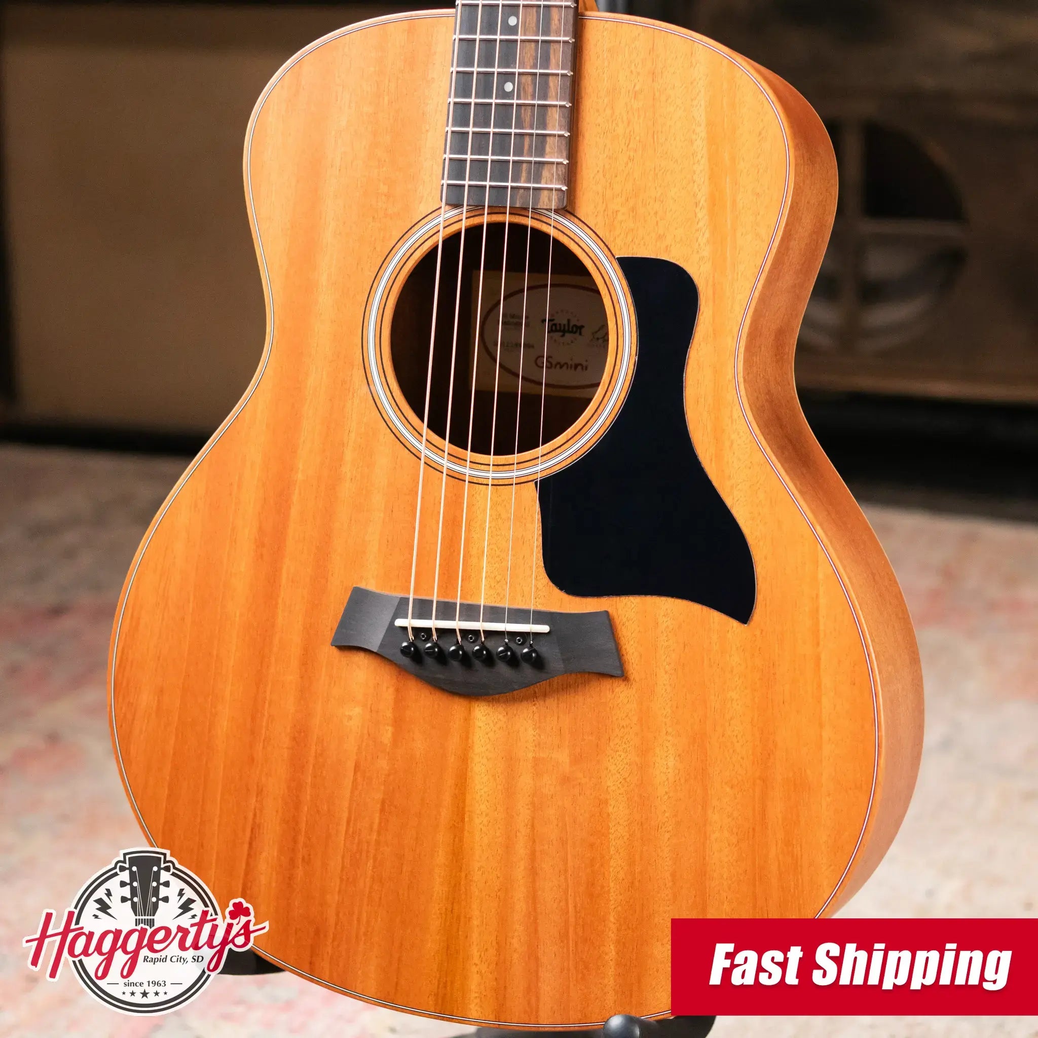 Taylor GS Mini-e Mahogany Acoustic-Electric Guitar with Structured Gig Bag