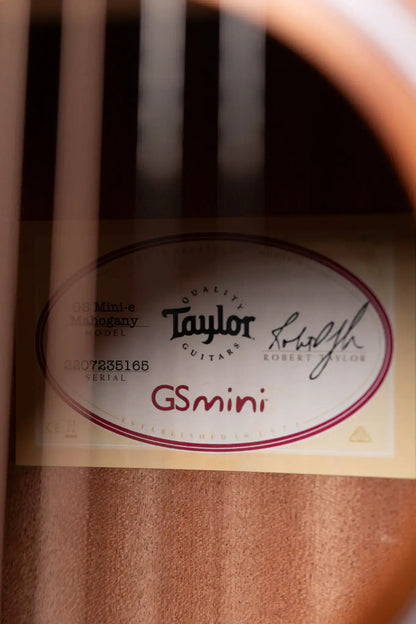 Taylor GS Mini-e Mahogany Acoustic/Electric Guitar with Structured Gig Bag