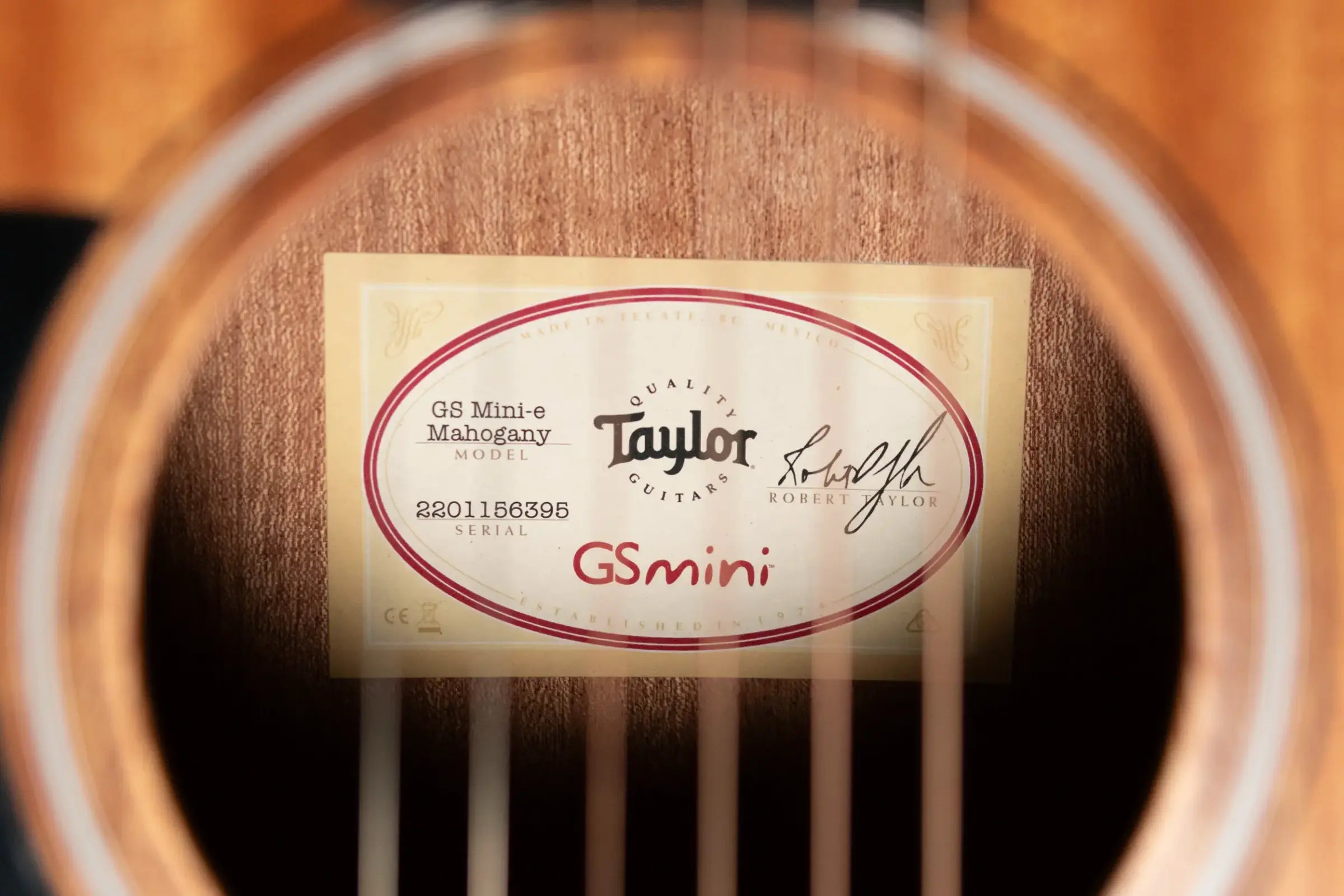 Taylor GS Mini-e Mahogany Left-Handed Acoustic/Electric Guitar - Mahogany with Gig Bag