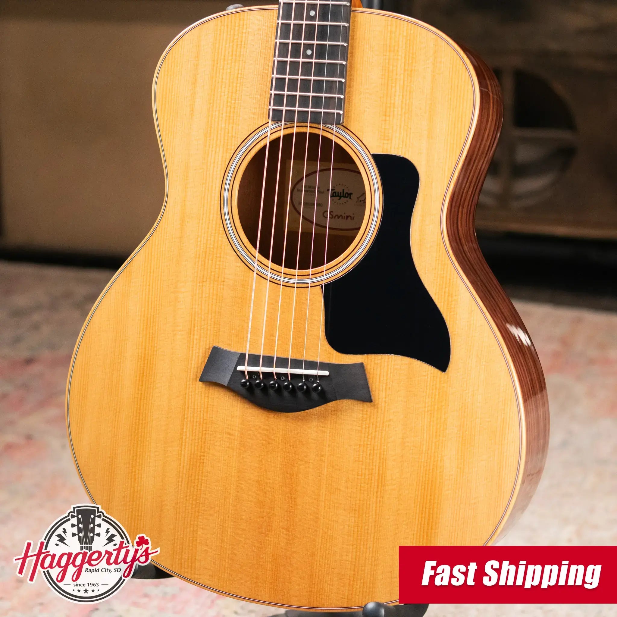 Taylor GS Mini-e Rosewood Plus Acoustic/Electric Guitar with Aerocase