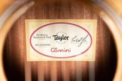Taylor GS Mini-e Rosewood Plus Acoustic/Electric Guitar with Aerocase