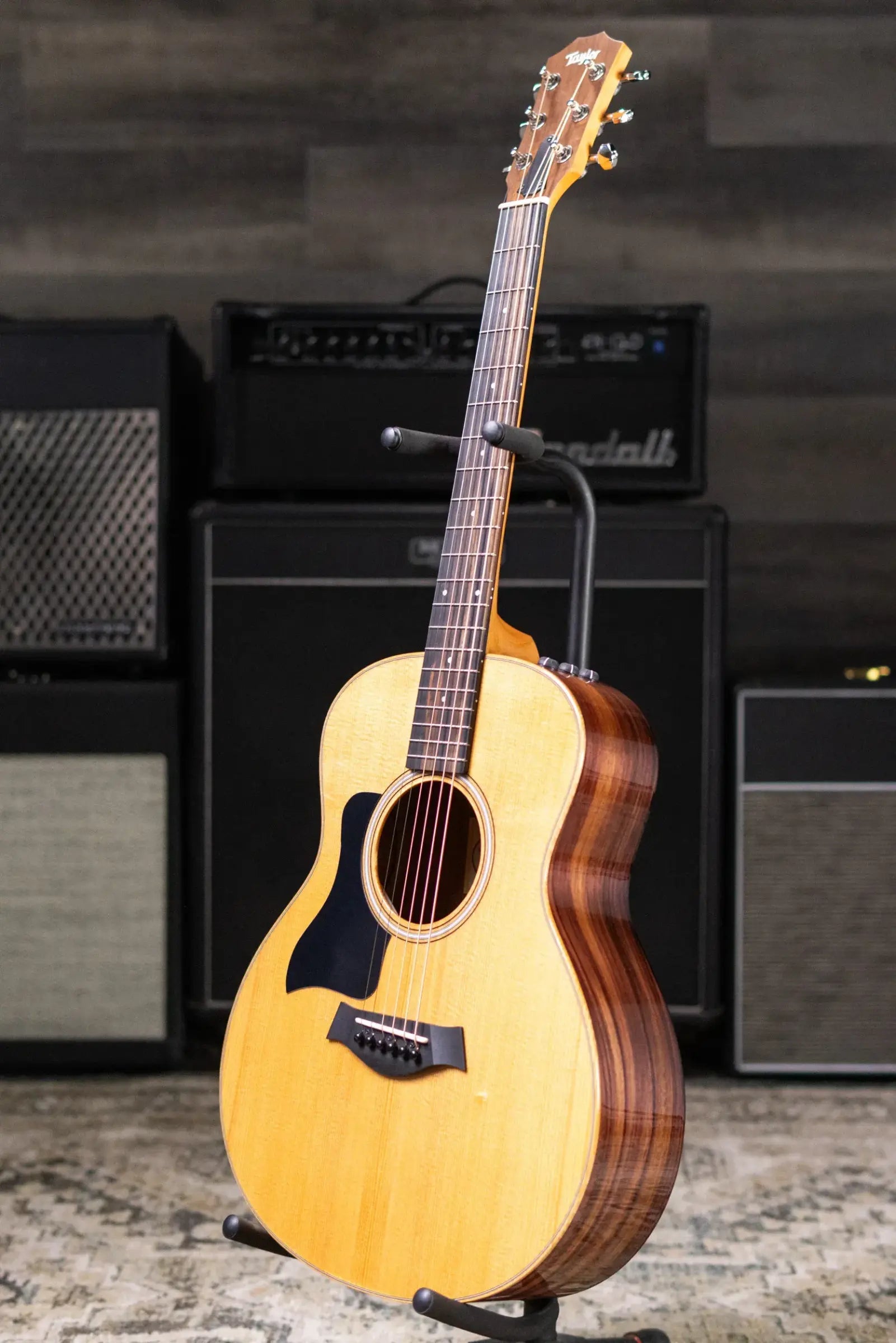 Taylor GS Mini-e Rosewood Plus Left-Handed Acoustic/Electric Guitar - Natural with Aerocase