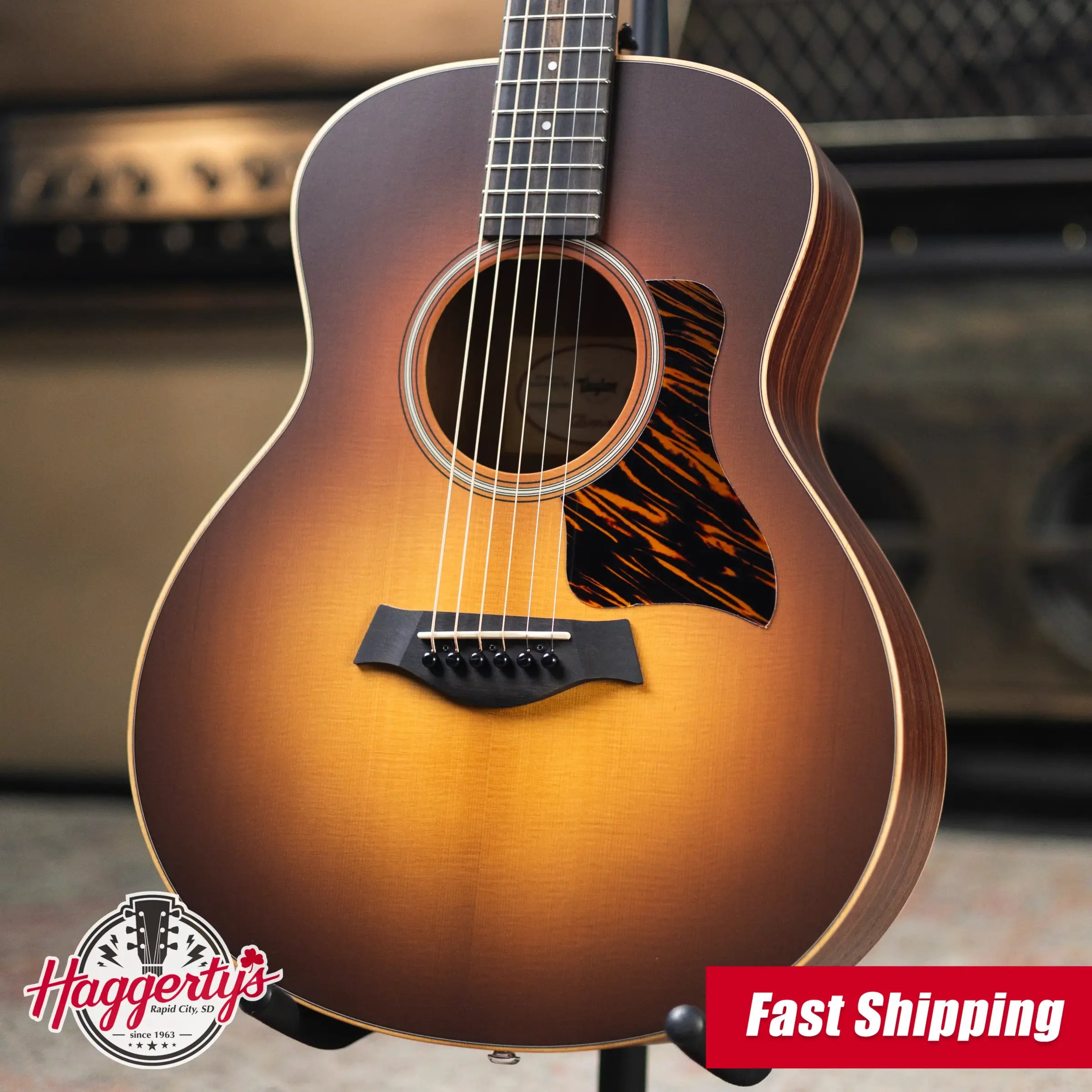 Taylor GS Mini-e Rosewood SB Acoustic/Electric Guitar - Sunburst Top with GS Mini Bag