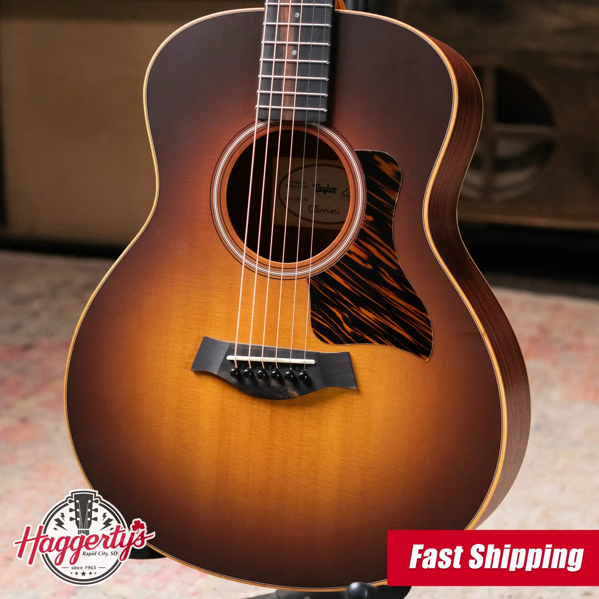 Taylor GS Mini-e Rosewood SB Acoustic/Electric Guitar - Sunburst with GS Mini Bag