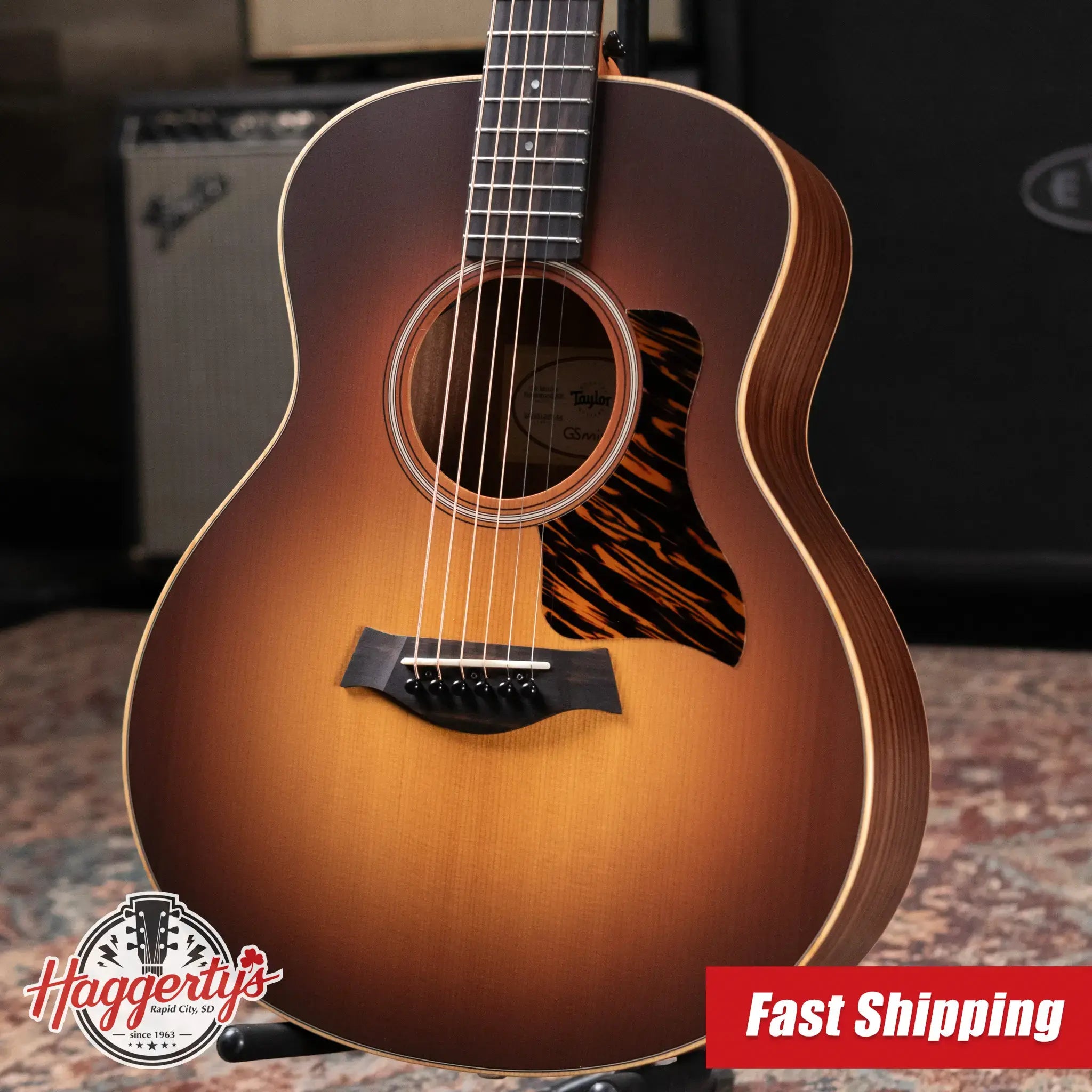 Taylor GS Mini-e Rosewood SB Acoustic/Electric Guitar - Sunburst with GS Mini Bag