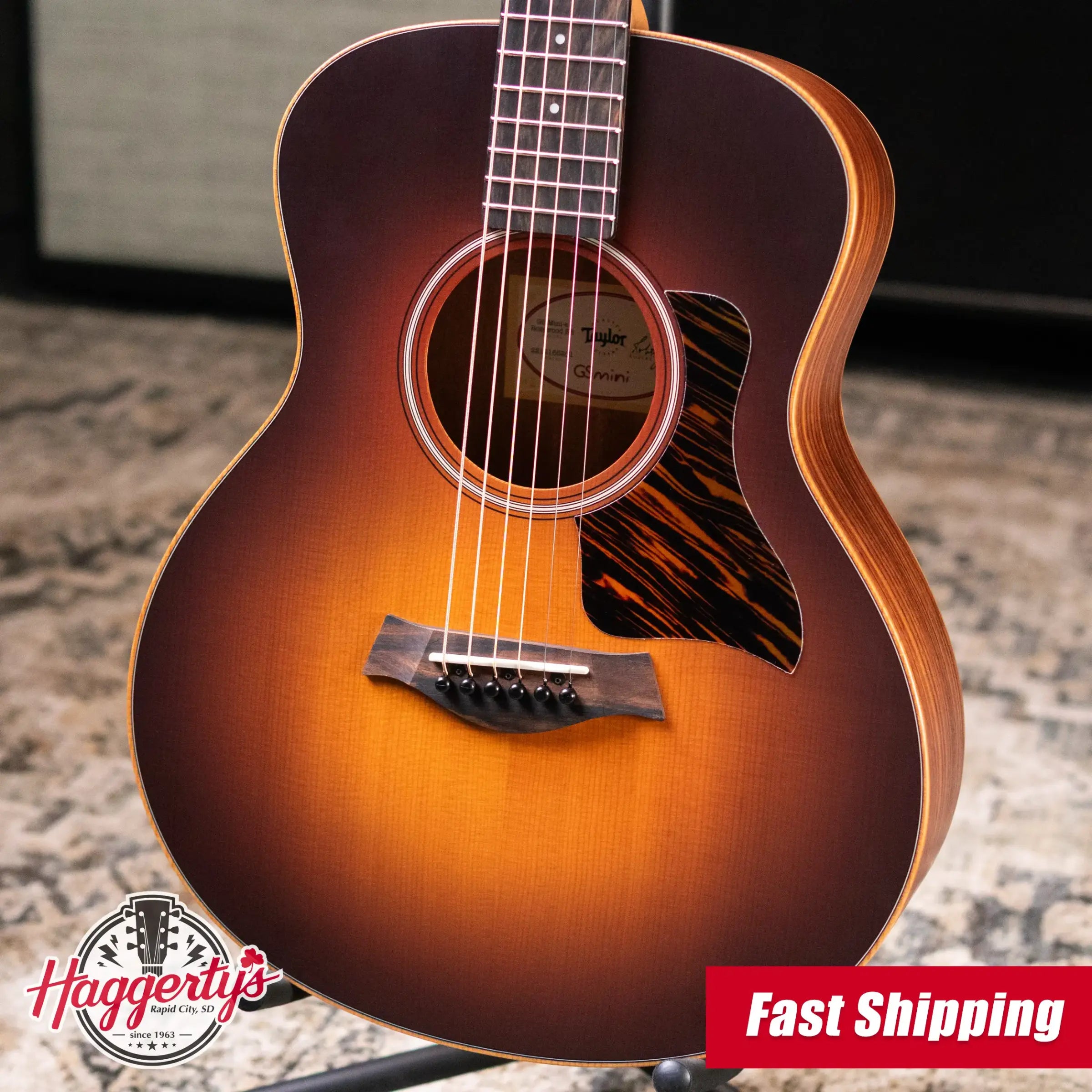 Taylor GS Mini-e Rosewood SB Acoustic/Electric Guitar - Sunburst with GS Mini Bag