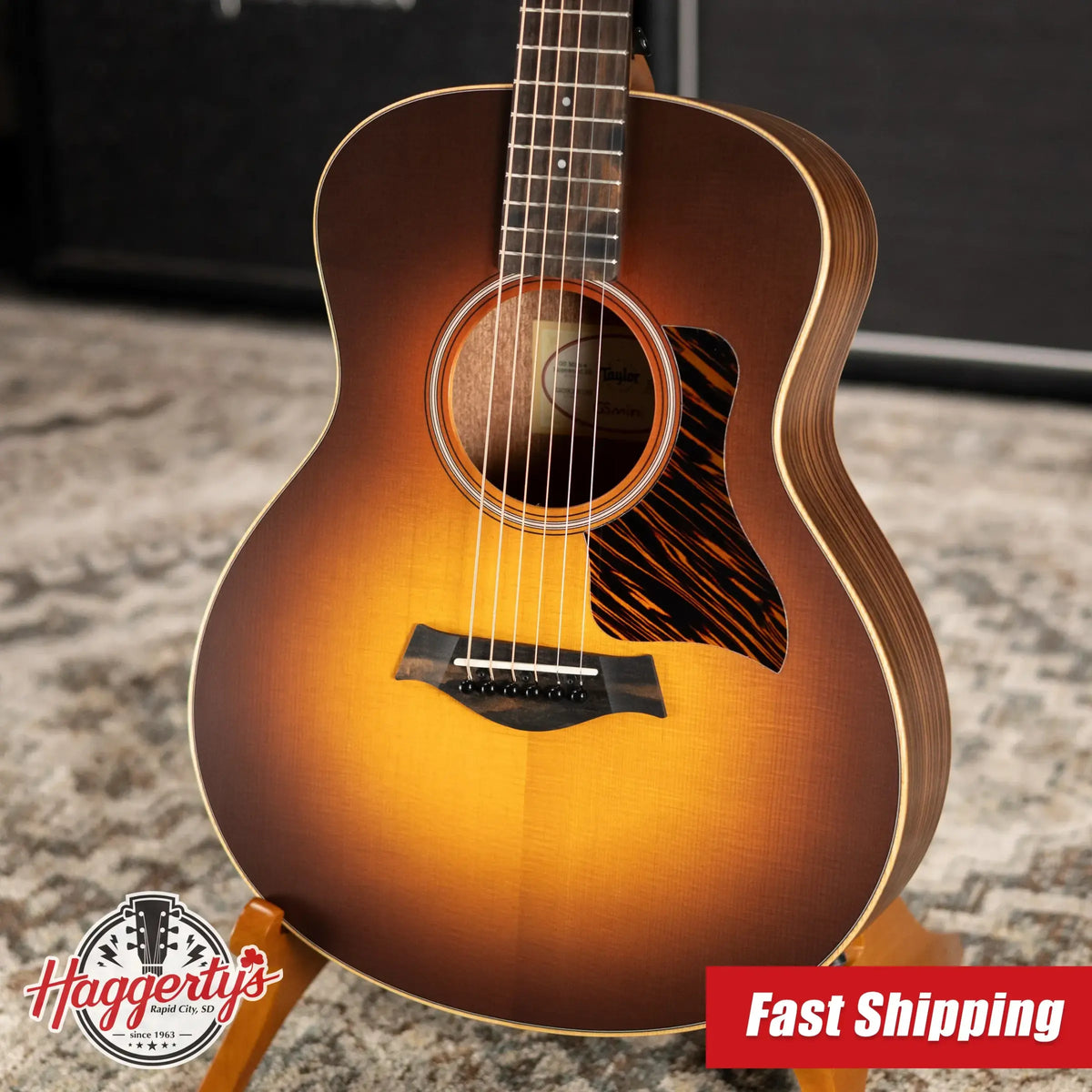 Taylor GS Mini-e Rosewood SB Acoustic/Electric Guitar - Sunburst with GS Mini Hard Bag - Factory Used