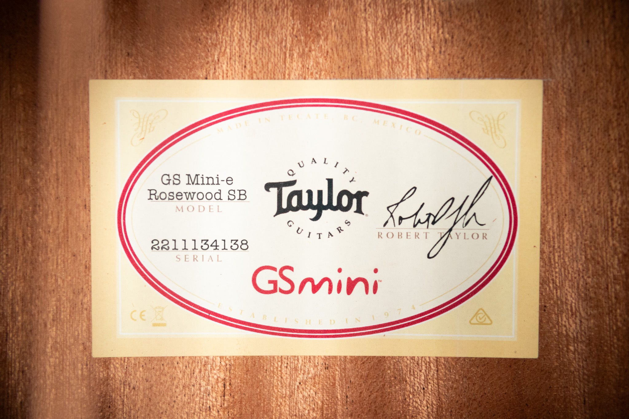 Taylor GS Mini-e Rosewood SB Acoustic/Electric Guitar with GS Mini Bag