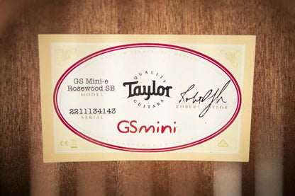 Taylor GS Mini-e Rosewood SB Acoustic/Electric Guitar with GS Mini Bag
