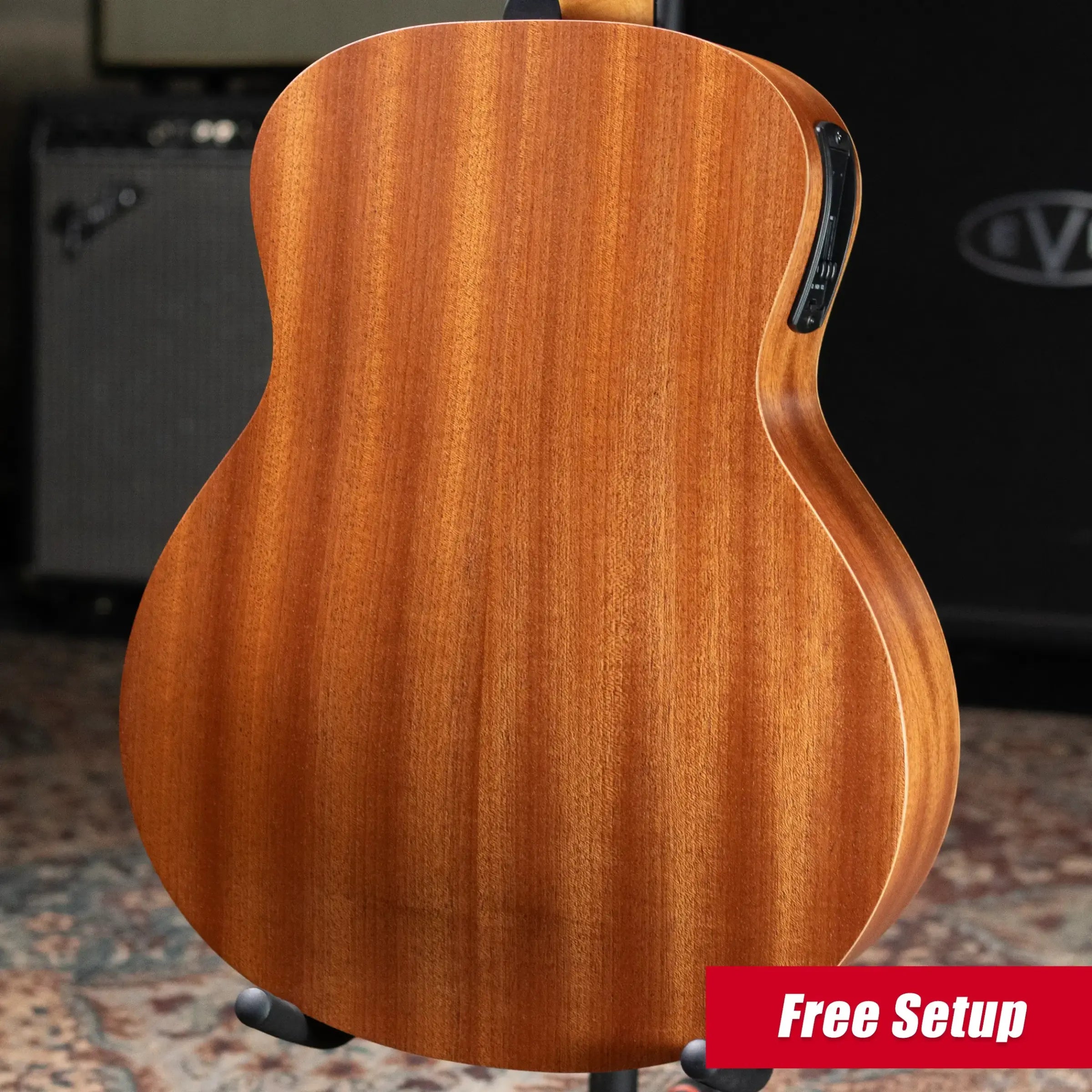 Taylor GS Mini-e Special Edition Acoustic/Electric Guitar - Blue Floral with GS Mini Hard Bag