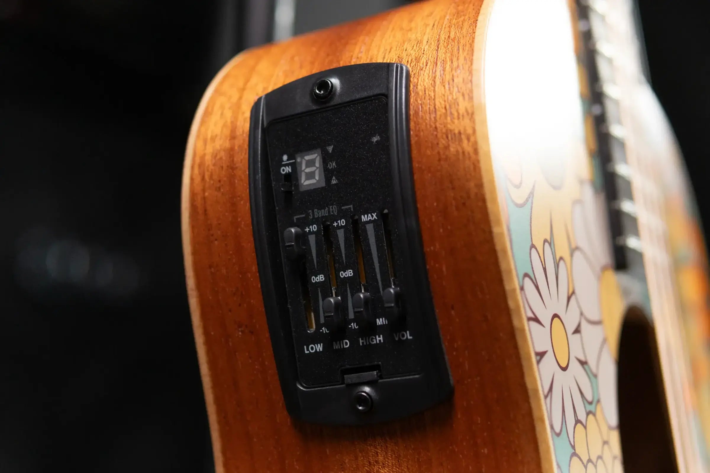Taylor GS Mini-e Special Edition Acoustic/Electric Guitar - Blue Floral with GS Mini Hard Bag