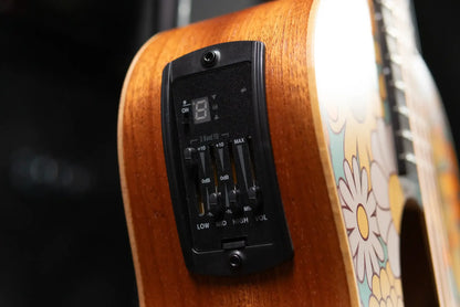 Taylor GS Mini-e Special Edition Acoustic/Electric Guitar - Blue Floral with GS Mini Hard Bag