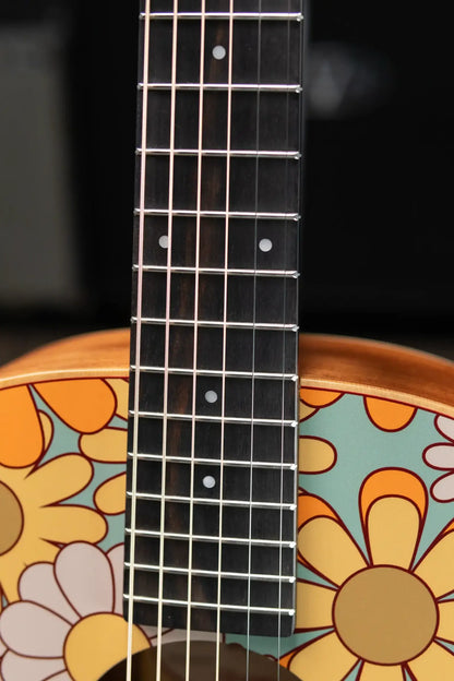 Taylor GS Mini-e Special Edition Acoustic/Electric Guitar - Blue Floral with GS Mini Hard Bag