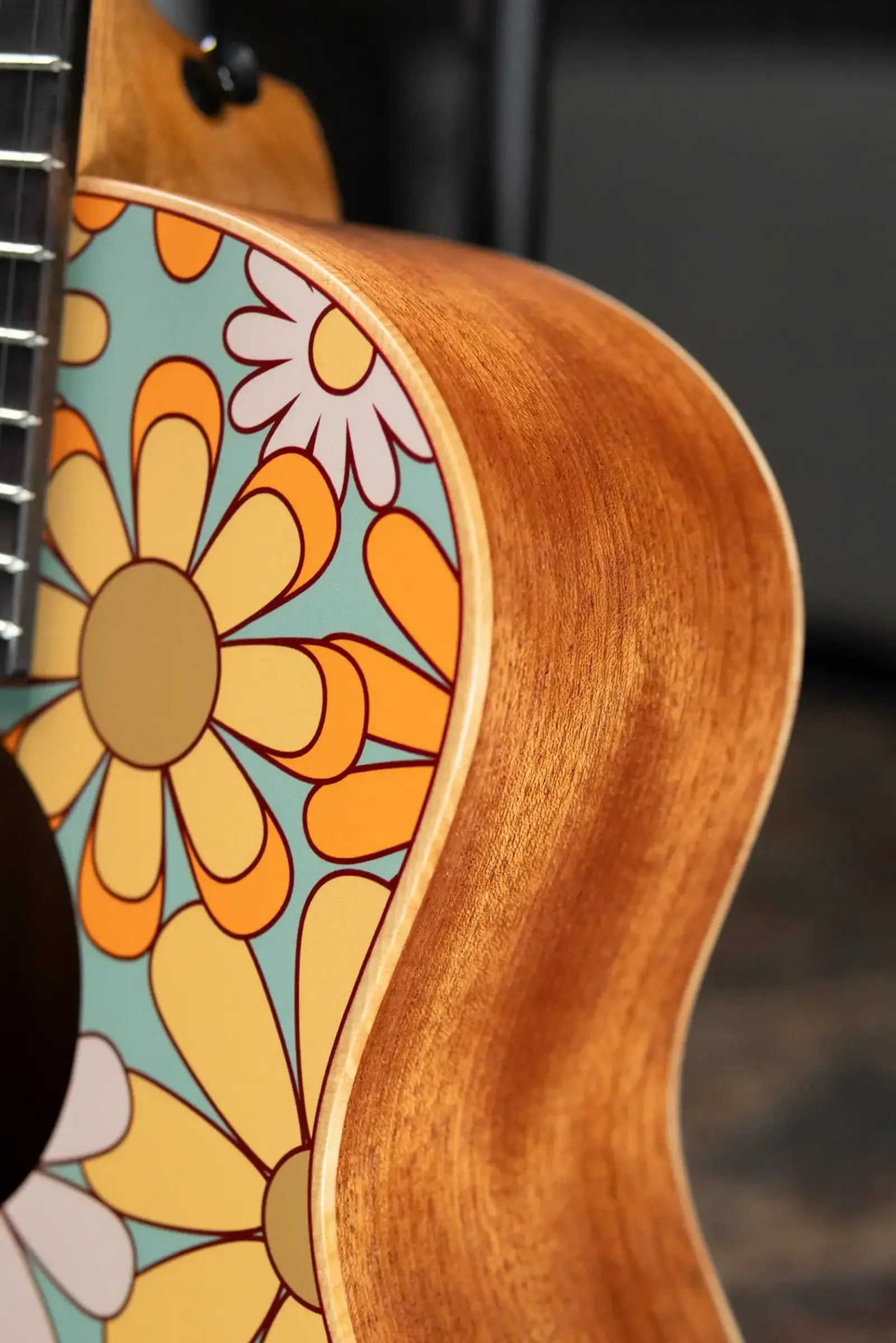 Taylor GS Mini-e Special Edition Acoustic/Electric Guitar - Blue Floral with GS Mini Hard Bag