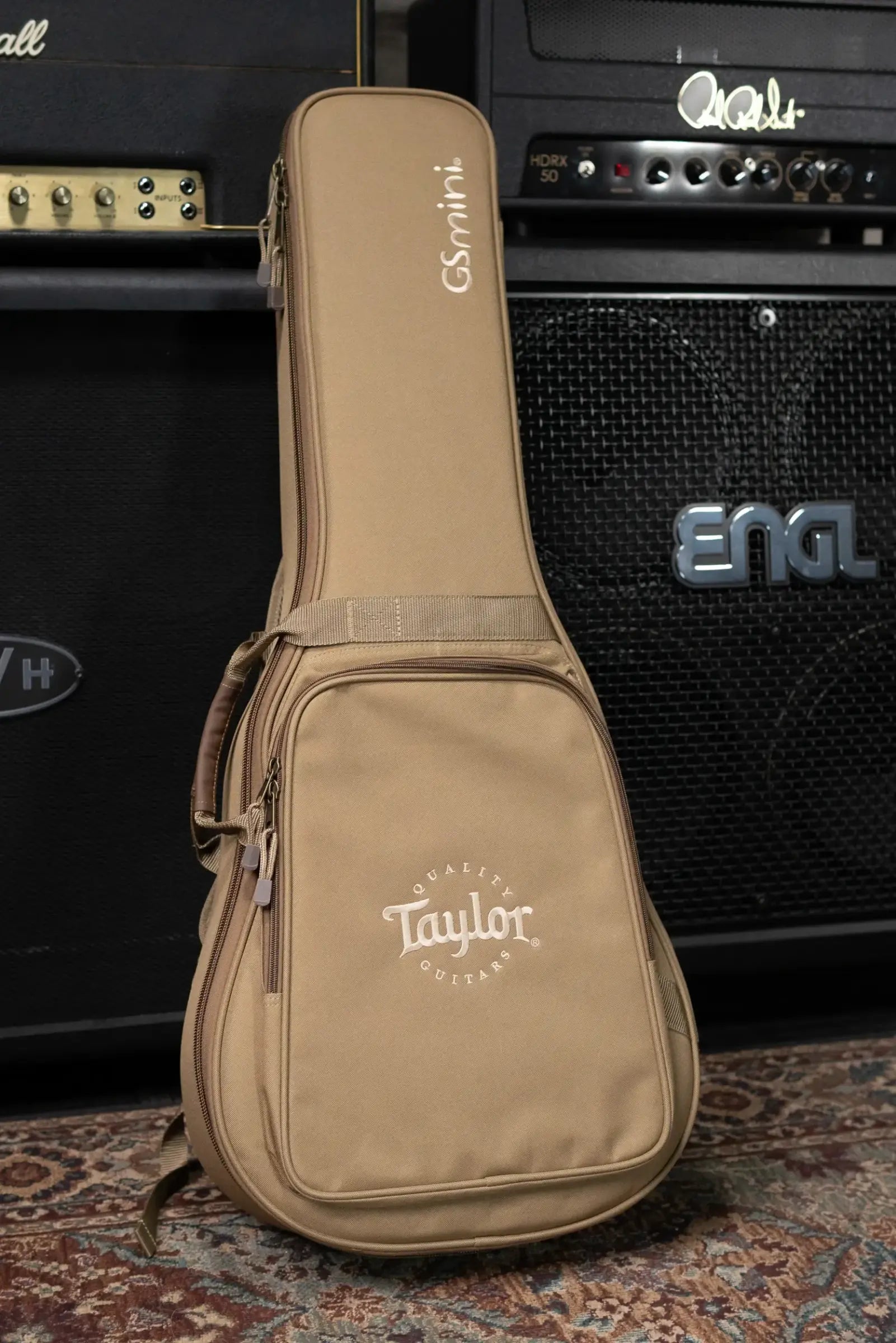Taylor GS Mini-e Special Edition Acoustic/Electric Guitar - Blue Floral with GS Mini Hard Bag