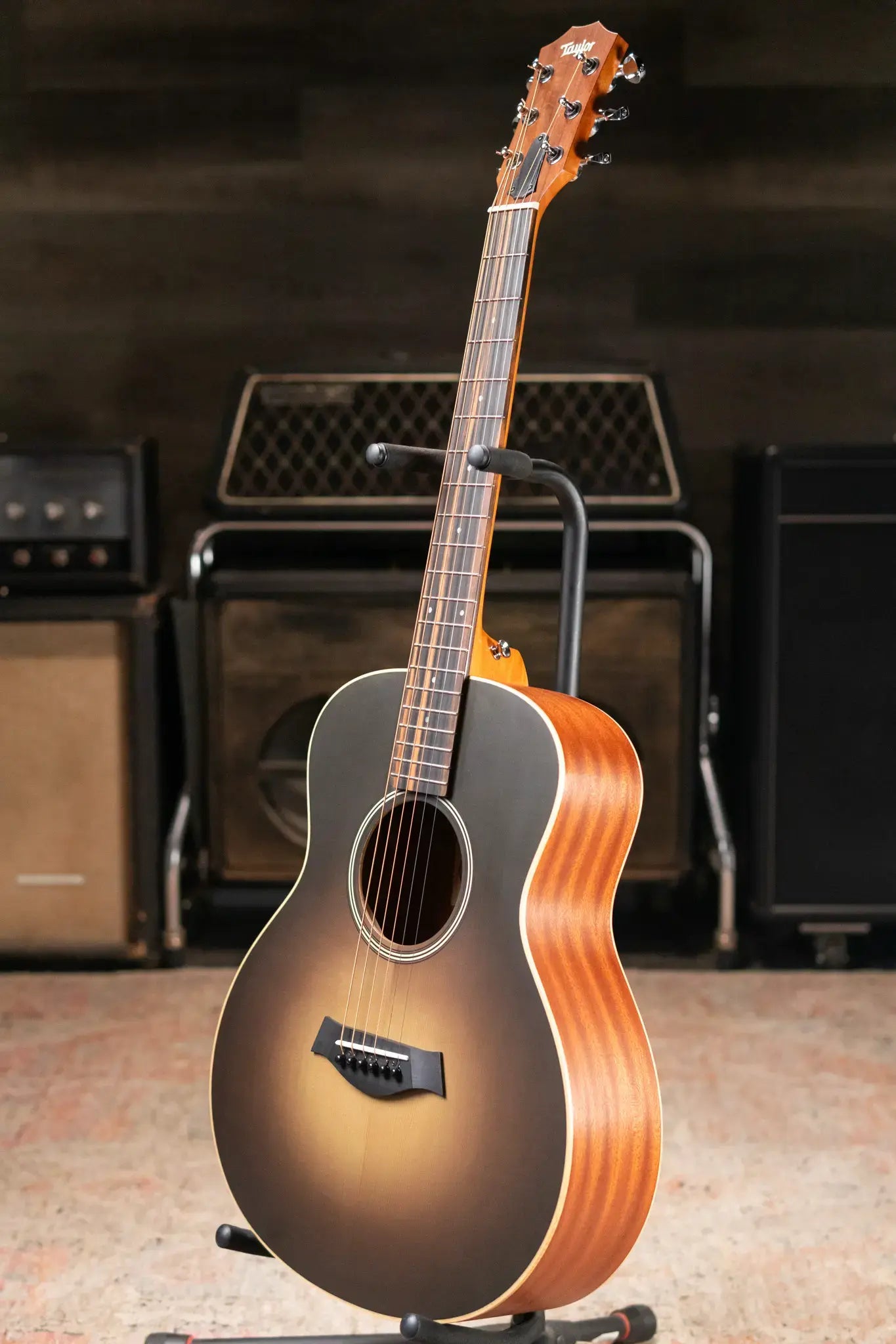 Taylor GS Mini-e Special Edition Acoustic/Electric Guitar - Carbon Burst with Structured Gig Bag - Used