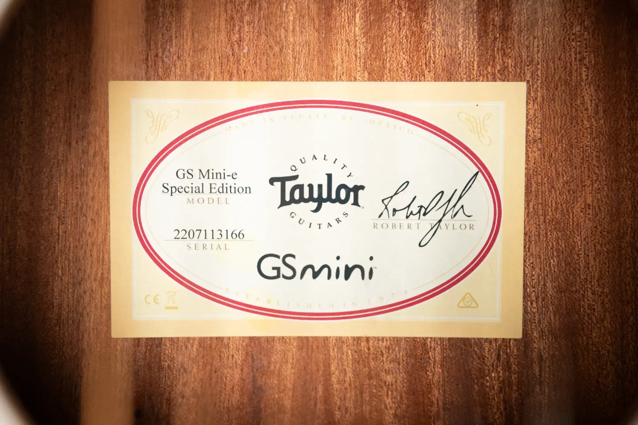 Taylor GS Mini-e Special Edition Acoustic/Electric Guitar - Carbon Burst with Structured Gig Bag - Used