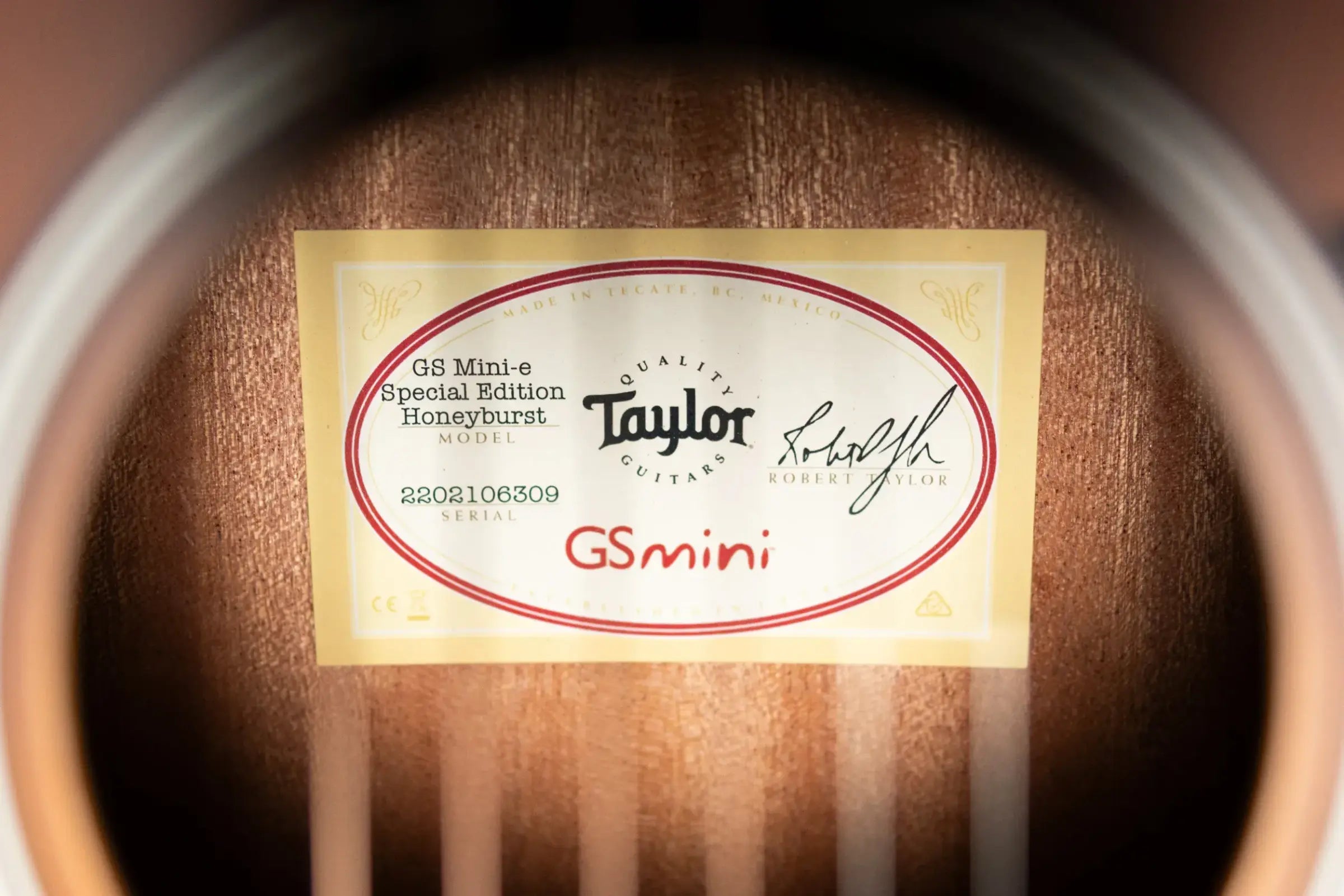 Taylor GS Mini-e Special Edition Acoustic/Electric Guitar - Honeyburst with GS Mini Bag